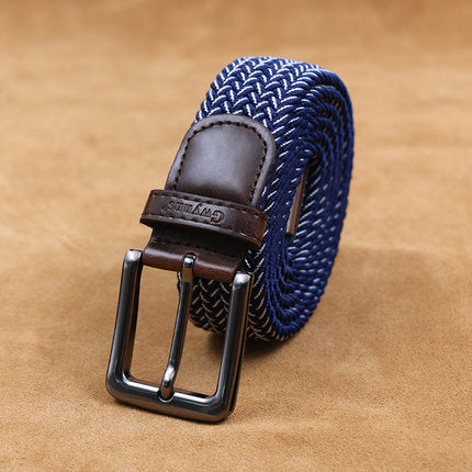 Importé - Ceinture Homme Sport en Toile Elastique Tissé à Boucle Metal