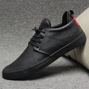 Importé - Chaussure Homme Tennis Baskets Semi-Montantes à Lacets