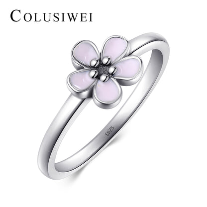 Importé - Bague de Fiançailles Motif Fleur