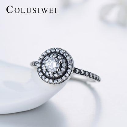 Importé -  Bague en Argent Sterling Ethnique