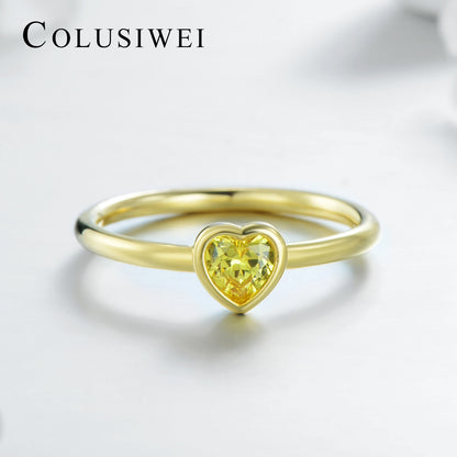 Importé - Bague Tendance Jaune Or