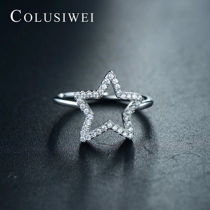 Importé -  Bague Argent  en Etoile