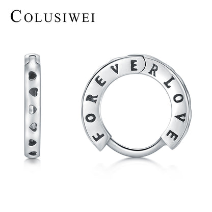 Importé - Boucles d'oreilles De luxe en Argent Massif
