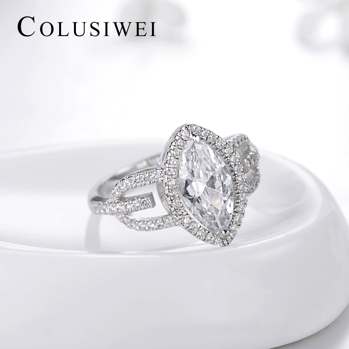 Importé - Bague Marquise de Luxe