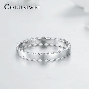 Importé - Bague en Nid d'Abeille