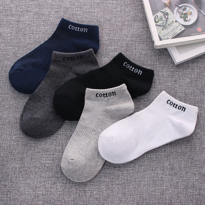 Importé - Lot de 5 Paires de Chaussettes Sport A Rayures 100% Coton