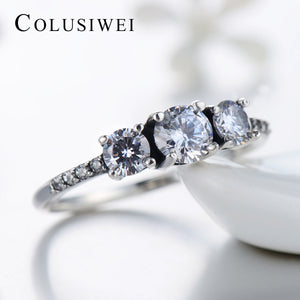 Importé -  Bague en Argent Incrusté de pierre