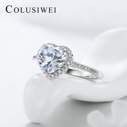 Importé -  Bague de Mariage en Cœur