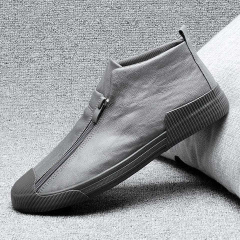 Importé - Chaussure Homme Basket Semi-Montante à Zip