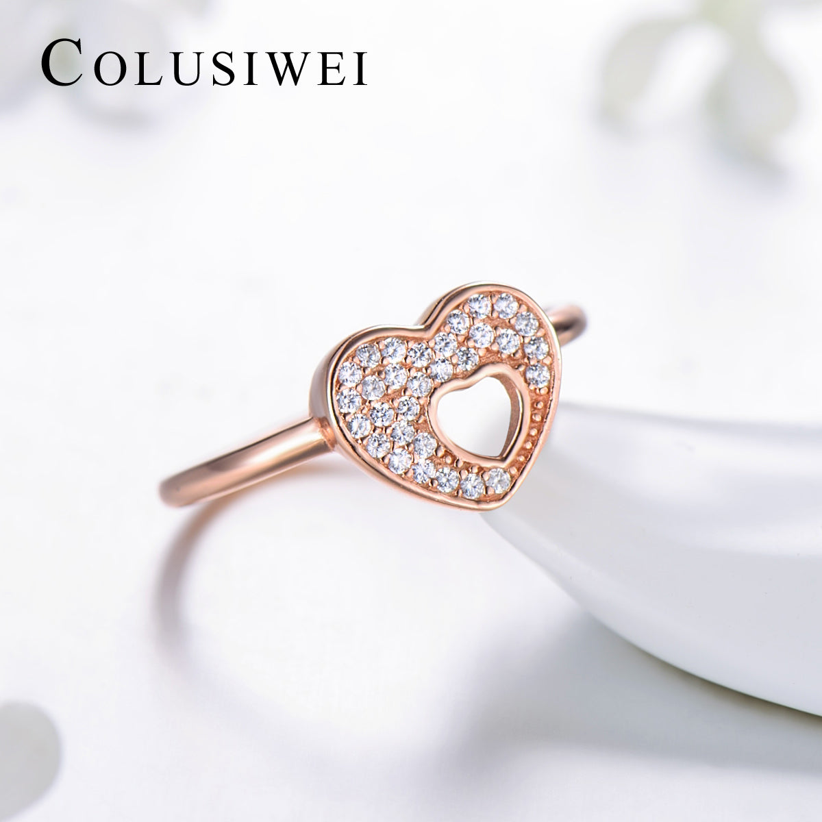 Importé - Bague en Forme de Cœur
