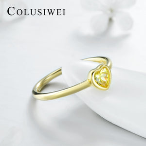 Importé - Bague Tendance Jaune Or