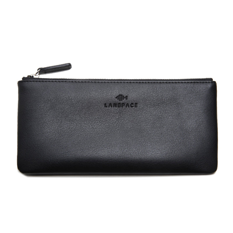 Importé - Portefeuille Homme LANSPACE 100% Véritable Cuir doux