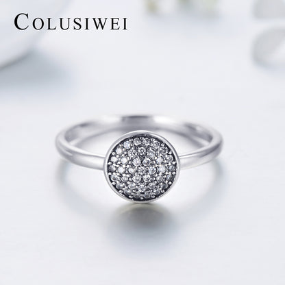 Importé -  Bague de Fiançailles Incrusté de Pierres Précieuses