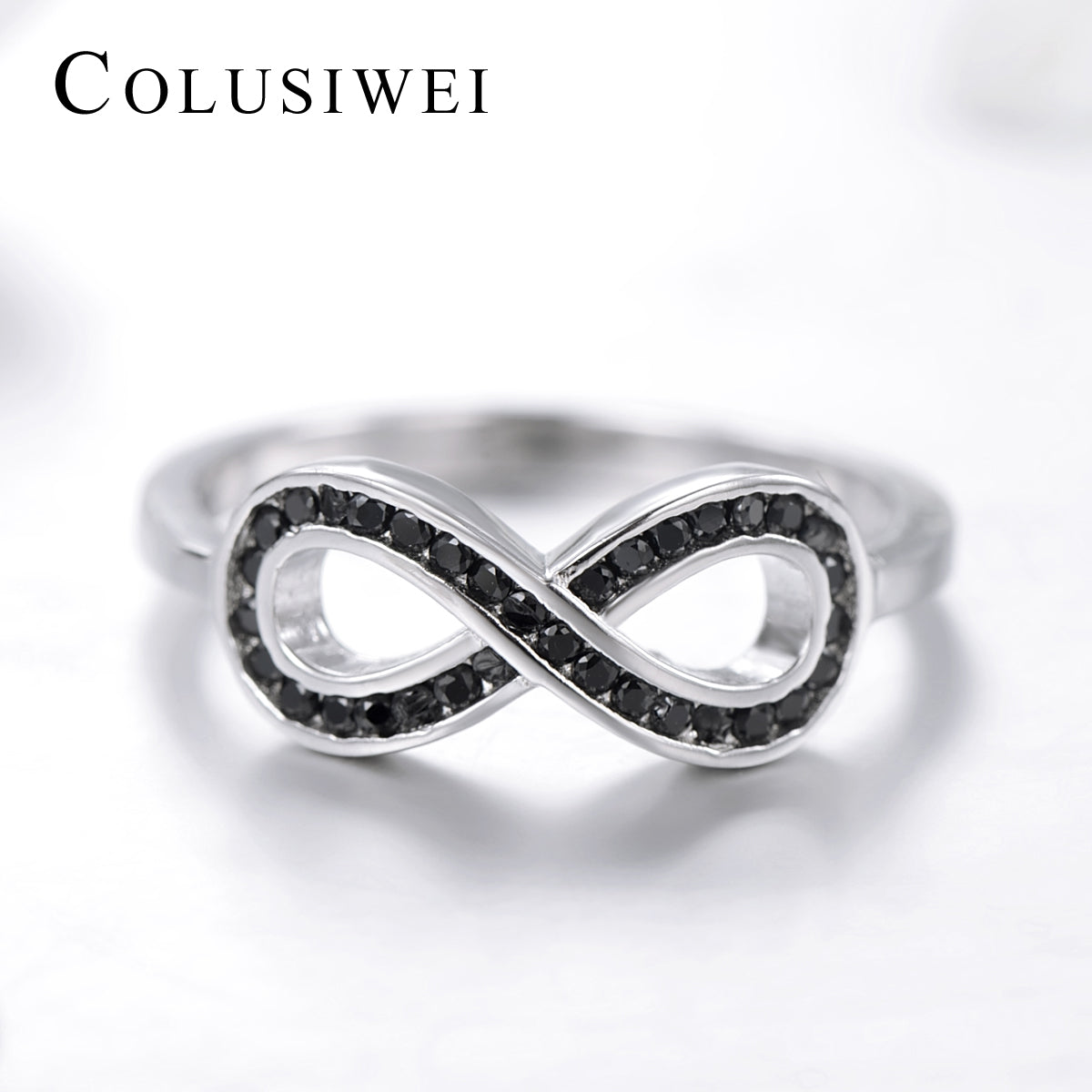 Importé -  Bague de Mariage Motif Huit