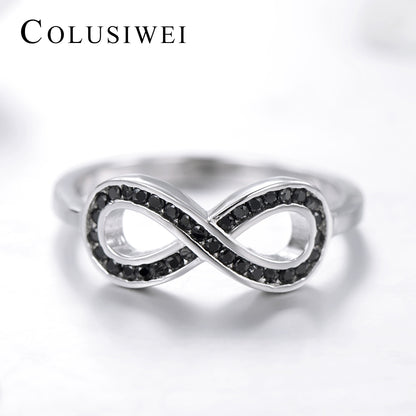Importé -  Bague de Mariage Motif Huit