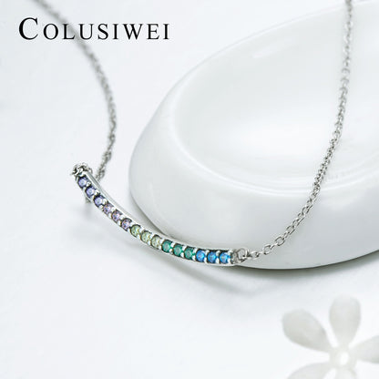 Importé - Collier Argent en Cristal de Rêve