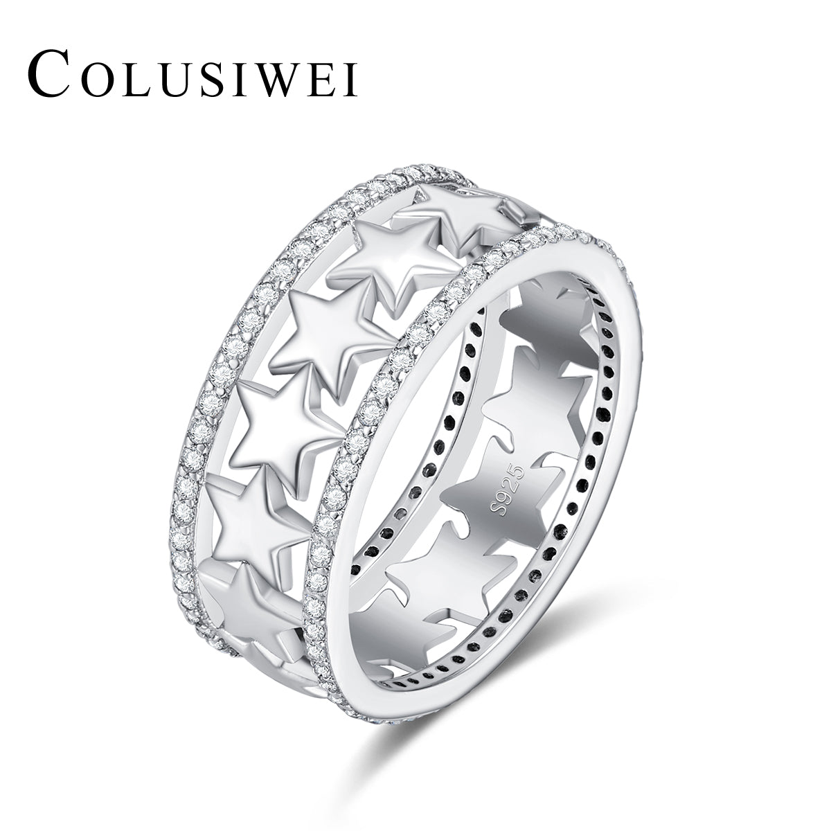 Importé - Bague Etoile en Argent Sterling