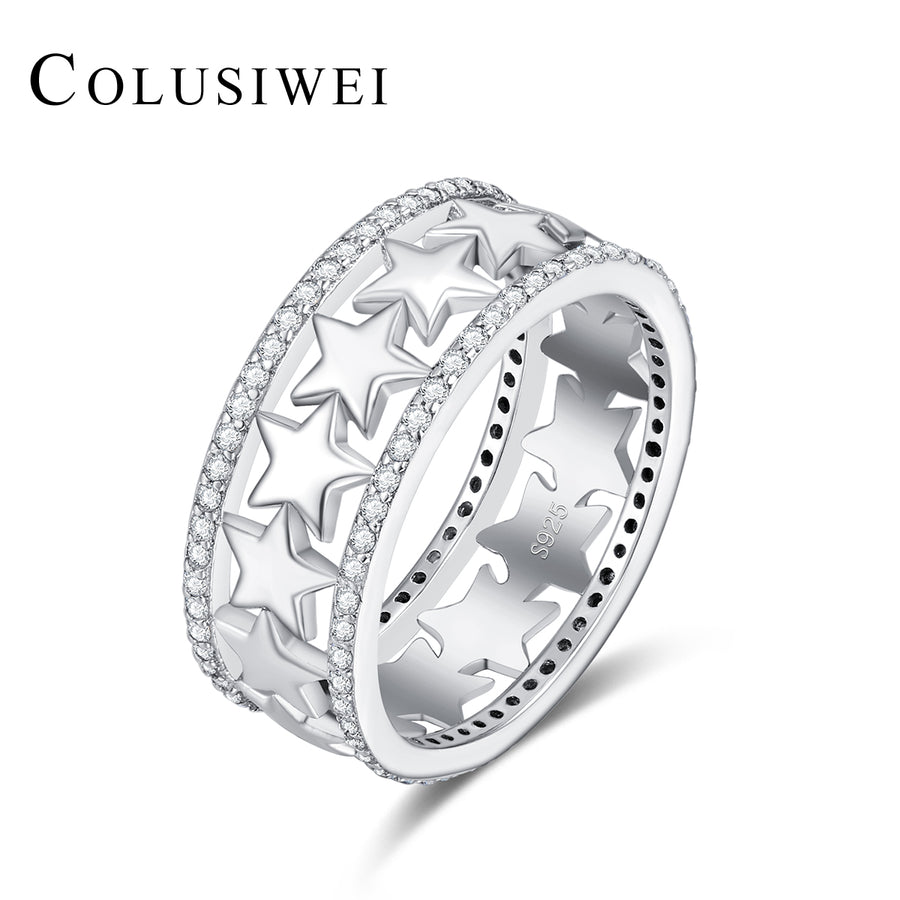 Importé - Bague Etoile en Argent Sterling