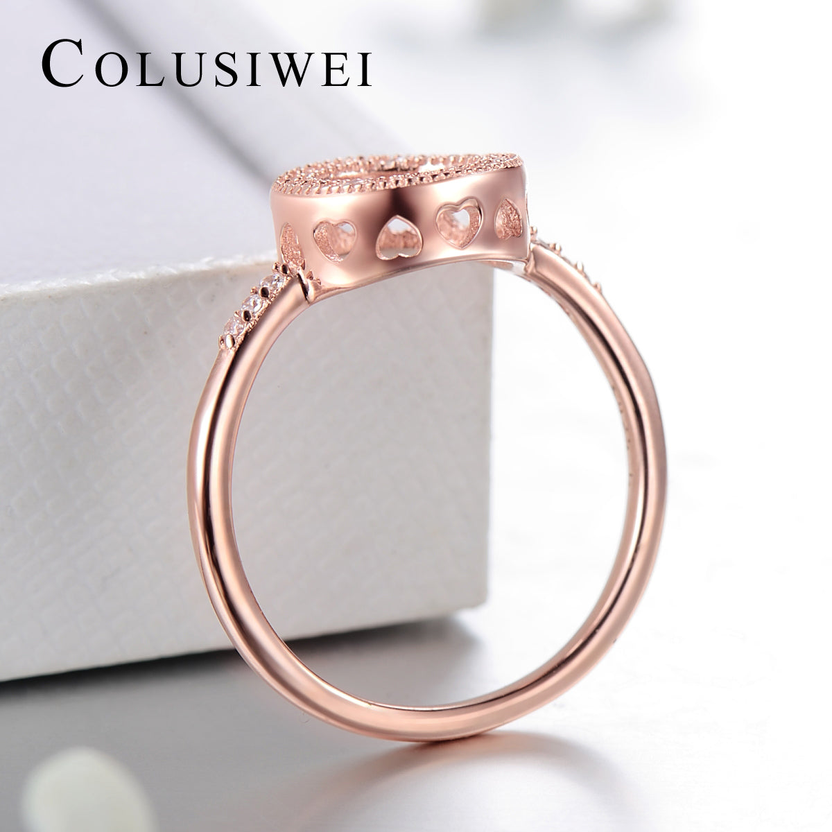 Importé -  Bague en Or Rose
