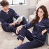 Importé - Ensemble Pyjamas en soie pour Homme et Femme