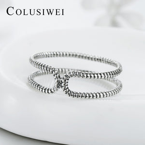 Importé - Bague Torsadée Multicouche