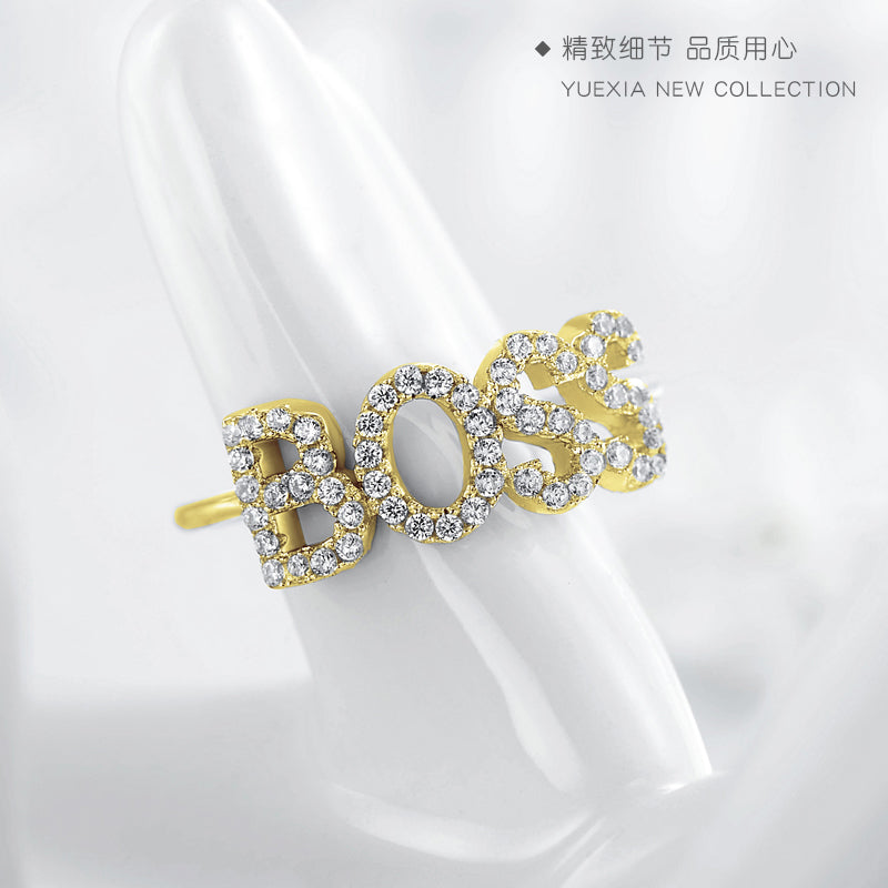Importé -  Bague en Lettre
