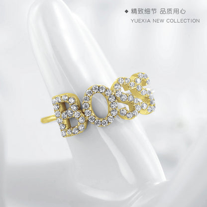 Importé -  Bague en Lettre