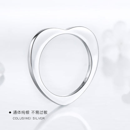 Importé -  Bague Argent en Cœur