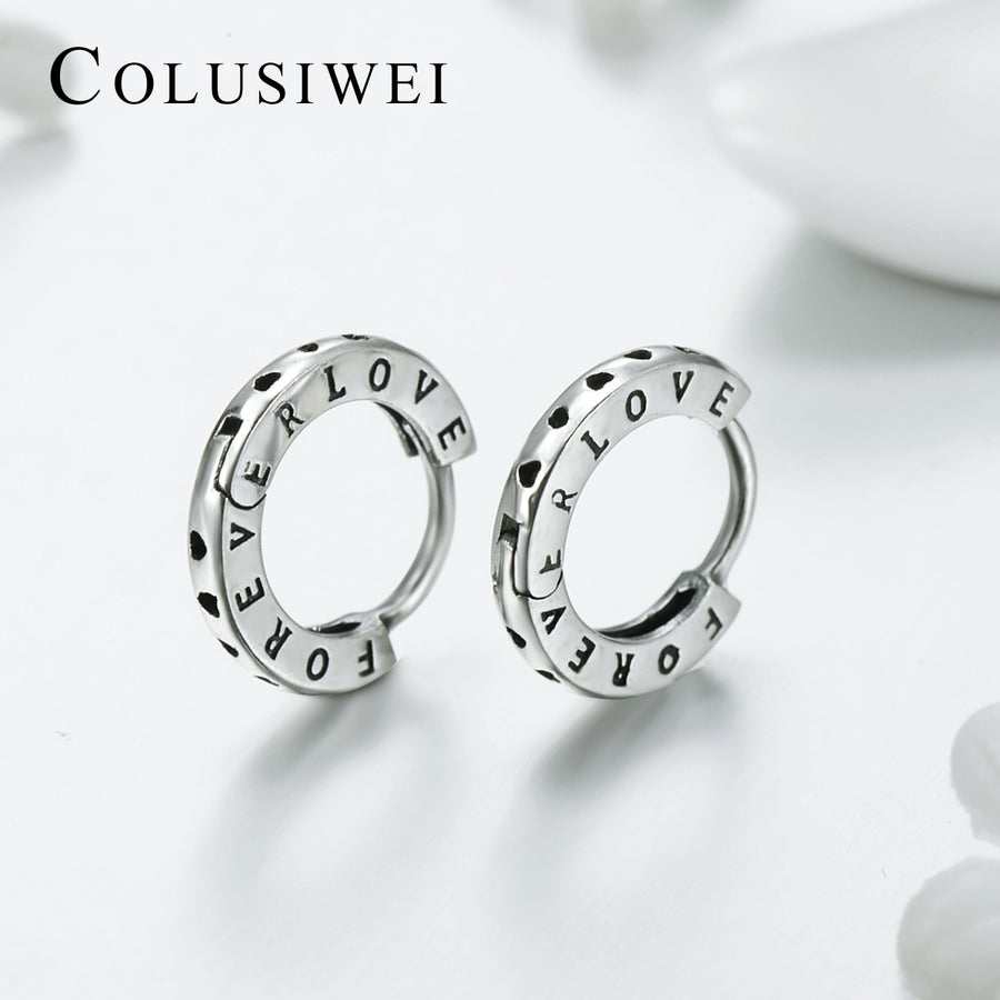 Importé - Boucles d'oreilles De luxe en Argent Massif