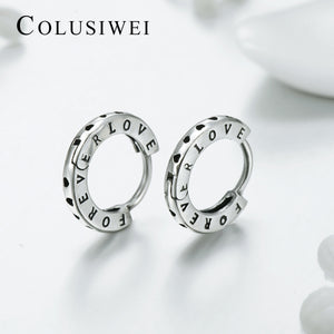 Importé - Boucles d'oreilles De luxe en Argent Massif