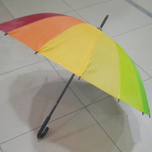 PARAPLUIE MULTI-COULEURS GRAND FORMAT – ARC EN CIEL