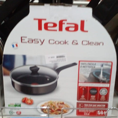 SAUTEUSE + COUVERCLE 26CM TEFAL EASY COOK & CLEAN