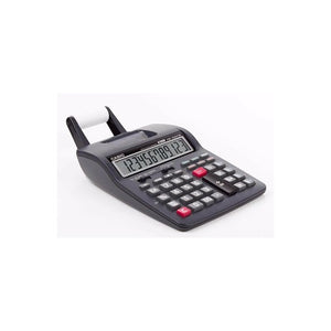 CALCULATRICE DE BUREAU A BANDE 12 CHIFFRES NOIR CASIO HR-100TM-BK