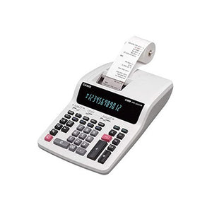 CALCULATRICE DE BUREAU A BANDE 12 CHIFFRES CASIO DR-120TM-WE