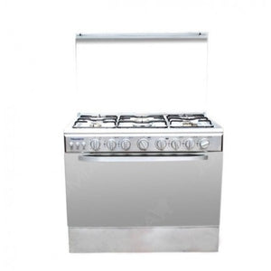 NASCO GAZINIÈRE 5 FEUX 90x60CM COUVERTURE VITREE - GCNAS-9060S/SM