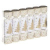 NOEL CRACKERS SET DE 6PCS DORE BLANC