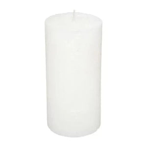 BOUGIE DECORATIVE PILIER BLANC
