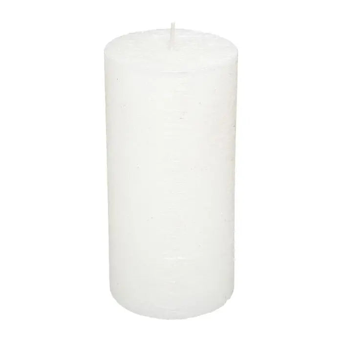 BOUGIE DECORATIVE PILIER BLANC