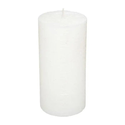 BOUGIE DECORATIVE PILIER BLANC