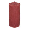 BOUGIE DECORATIVE PILIER ROUGE