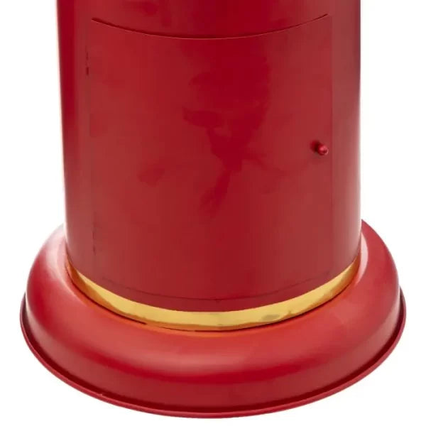 NOEL BOITE AUX LETTRES EN METAL ROUGE