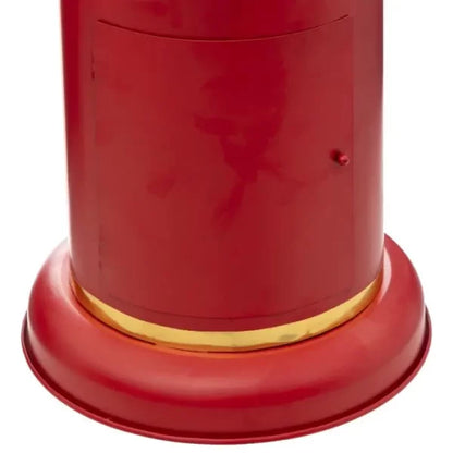NOEL BOITE AUX LETTRES EN METAL ROUGE