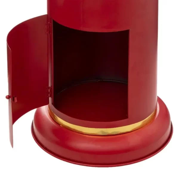 NOEL BOITE AUX LETTRES EN METAL ROUGE