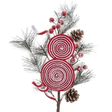 NOEL BRANCHE-75CM-ENNEIGEE DECO PIN