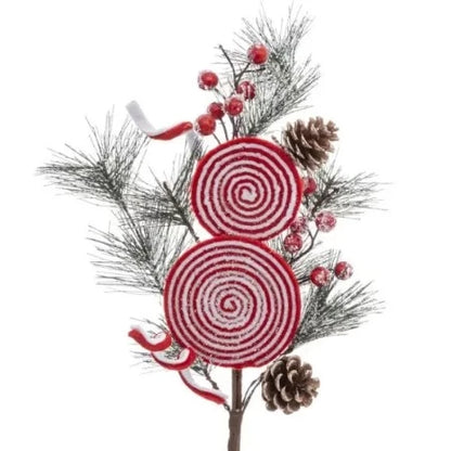NOEL BRANCHE-75CM-ENNEIGEE DECO PIN