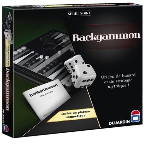 JEU BACKGAMMON -SERIE NOIRE +7ANS