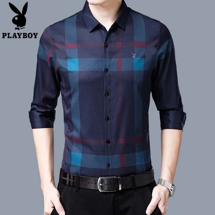 Importé Chemise Homme Playboy à manches longues –