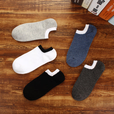 Importé - Lot de 5 Paires de Chaussettes Sport 100% Coton