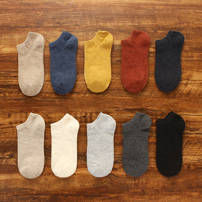 Importé - Lot de 5 Paires de Chaussettes Sport 100% Coton