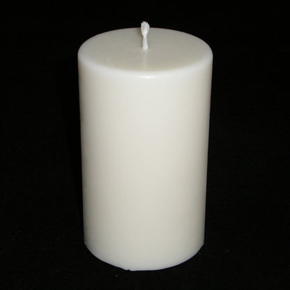 BOUGIE PILIER -7X14CM-BLANC